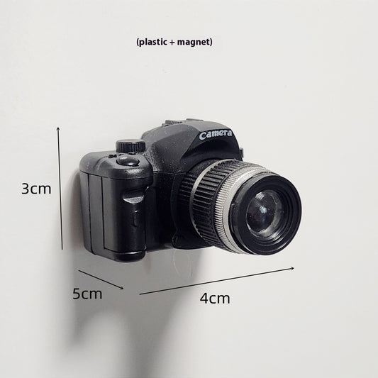 Retro Mini Camera Model Toy 3d Refridgerator Magnets