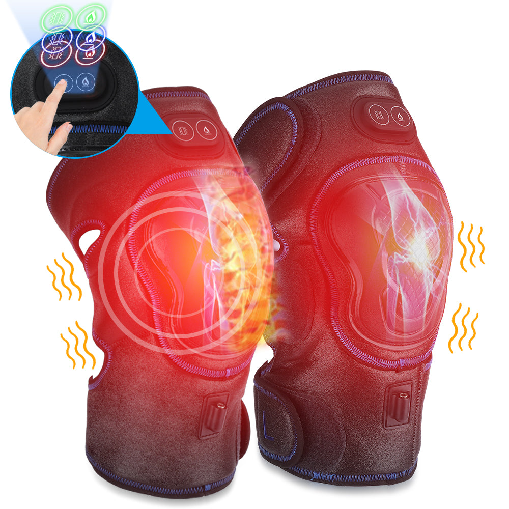 Electric knee pad physiotherapy