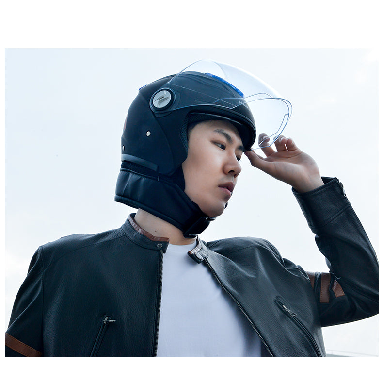 Antarctic Helmet Electric Car Male Four Seasons Universal Winter Warm Head Gray Helmet Ladies Battery Car Full Helmet Helmet