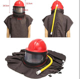 Oxygen-Supply Sandblasting Helmet, Thermostat, One-Piece Sandblasting Helmet