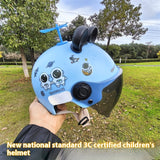 Electric Motorcycle Helmet Boys And Girls Sun Protection Helmet