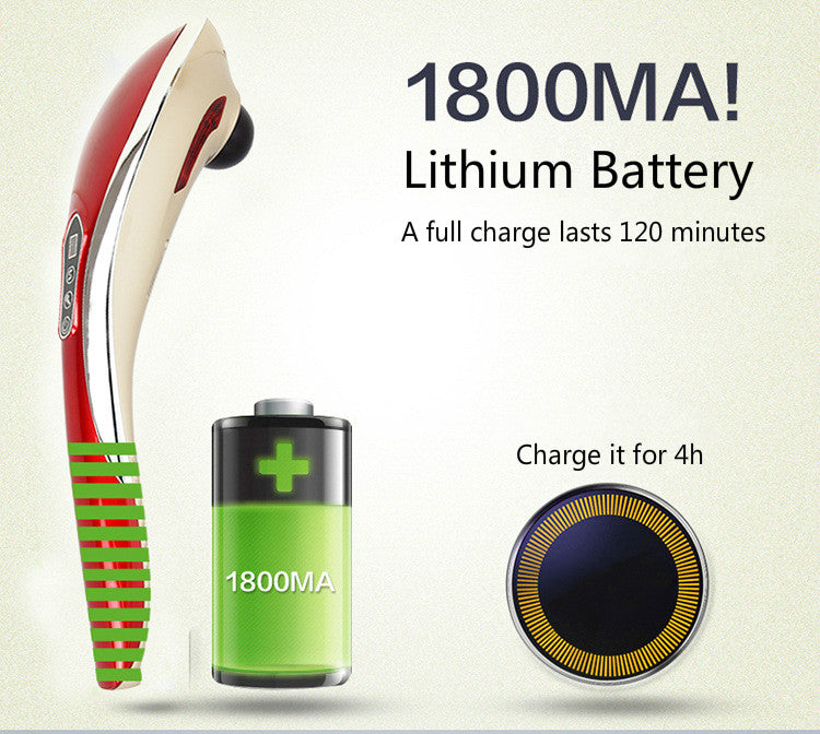 Wireless Charging Massager Electric Dolphin Leg Multi-functional Body Massage Hammer