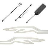 Motorcycle Helmet EL Cold Light Helmet Light Strip Night Signal Luminous Modified Strip Helmet Sticker