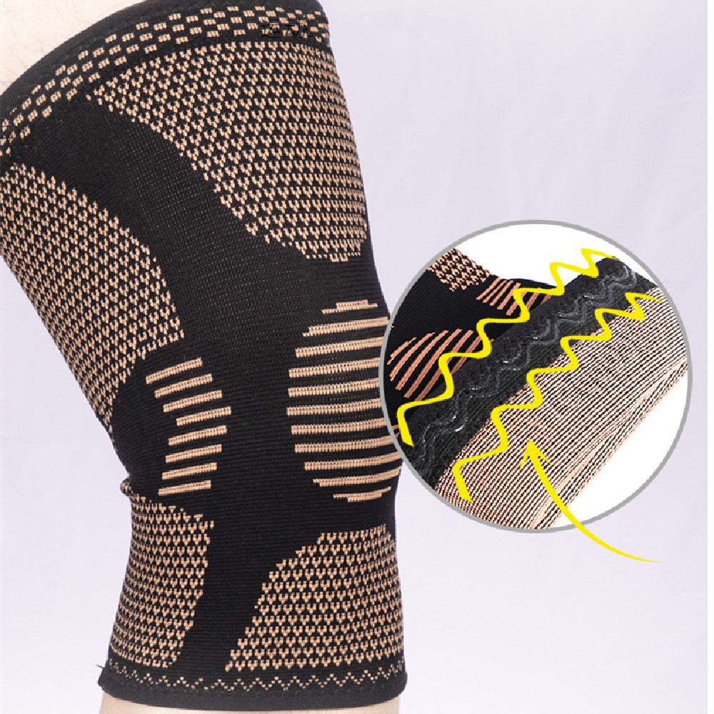 Sports Knee Pad Fiber Knitted Copper Ion