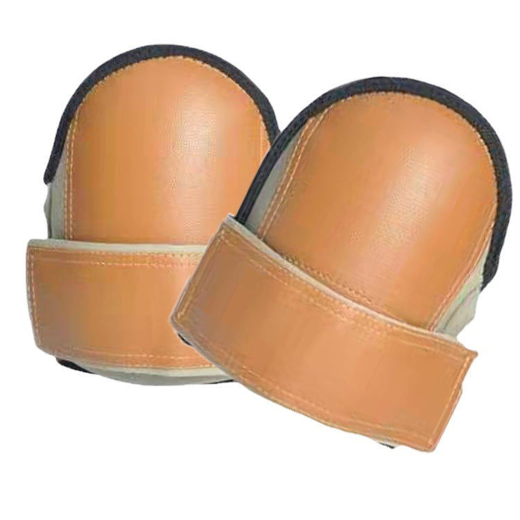 Light Clay Tile Soft Leather Knee Pad