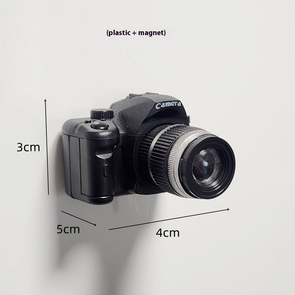 Retro Mini Camera Model Toy 3d Refridgerator Magnets