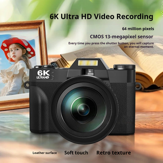 6K HD Digital Camera Mirrorless Camera Retro