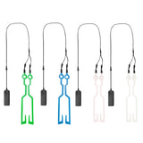 Motorcycle Helmet EL Cold Light Helmet Light Strip Night Signal Luminous Modified Strip Helmet Sticker