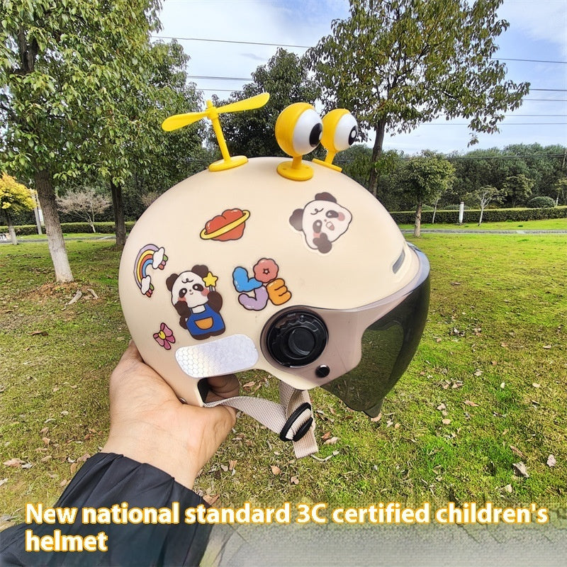 Electric Motorcycle Helmet Boys And Girls Sun Protection Helmet