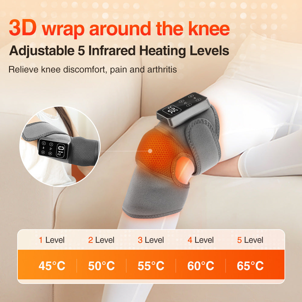 Smart Rechargeable Bandage Knee Pad Joint Pain Massager