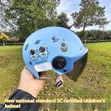 Electric Motorcycle Helmet Boys And Girls Sun Protection Helmet