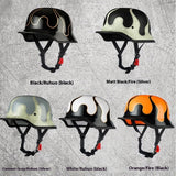 3C German Retro Soldier Helmet Motorcycle Helmet Summer