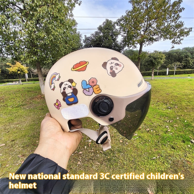 Electric Motorcycle Helmet Boys And Girls Sun Protection Helmet